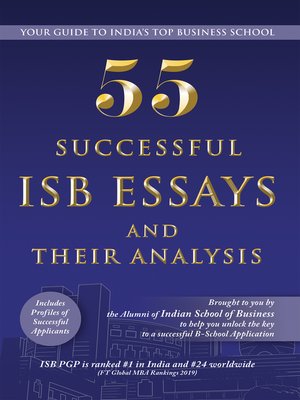 cover image of 55 Successful ISB Essays and Their Analysis